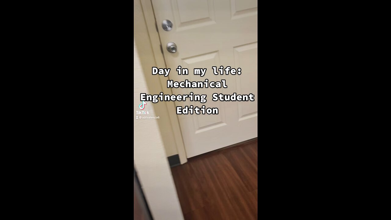Day in my life: engineering student edition