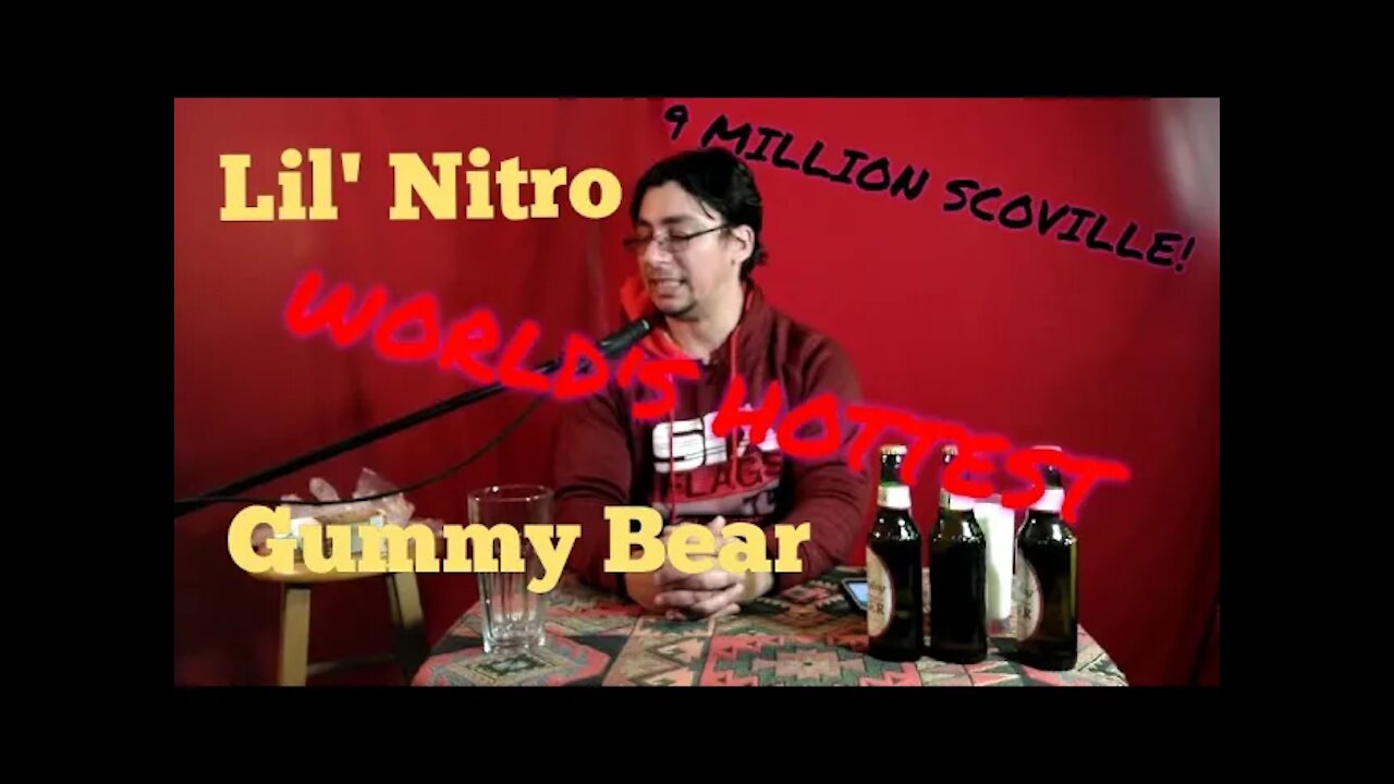 Nitro Gummy Bear Challenge - Worlds Hottest Gummy Bear! #lilnitrochallenge