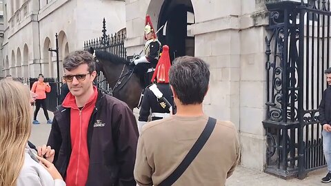 Make way blues and royals kings guard #horseguardsparade