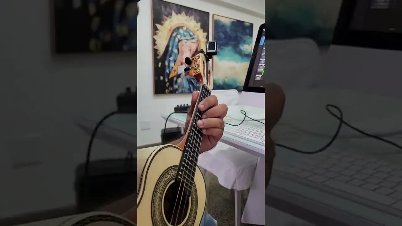 REC Cavaquinho / Escaleta - #shorts #pagodeanos90 #sambademesa #rec #protools #escaleta #imac