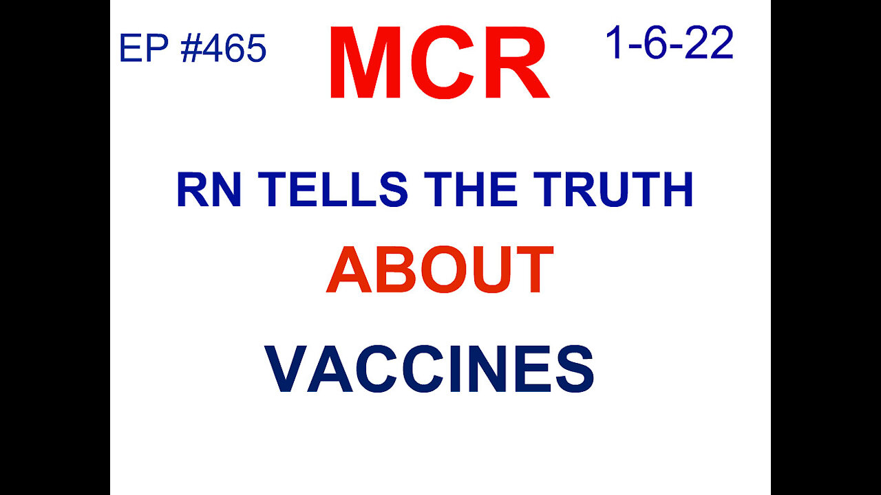 RN TELLS THE TRUTH ABOUT VACCINES