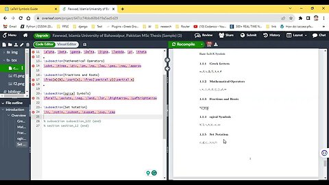 Mastering LaTeX Symbols: Basic to Advanced Techniques | LaTeX Tutorial
