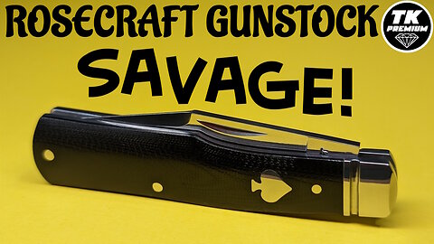 Rosecraft Savage Creek Gunstock Pocket Knife RCT014
