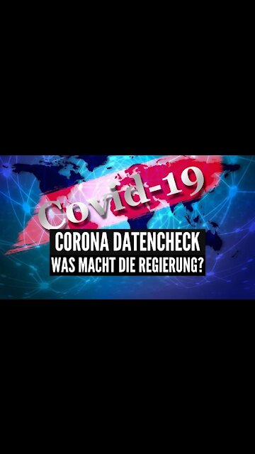 CORONAVIRUS Datencheck ‼😊 Maßnahmen der Regierung