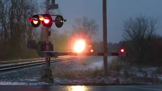 CSX Q332 Autorack/Manifest Mixed Freight Train from Lodi, Ohio December 16, 2020