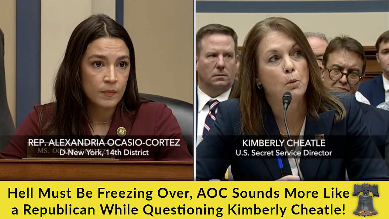 Hell Must Be Freezing Over, AOC Sounds More Like a Republican While Questioning Kimberly Cheatle!