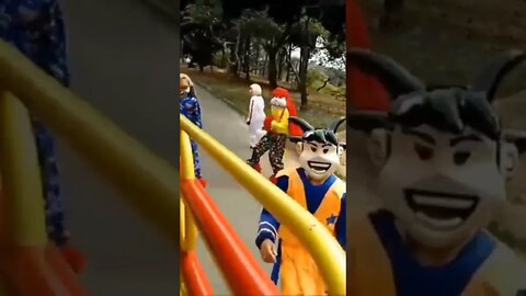 SUPER PULO NINJA DO FOFÃO, CHAVES E GOKU NA CARRETA DA ALEGRIA, LIKE