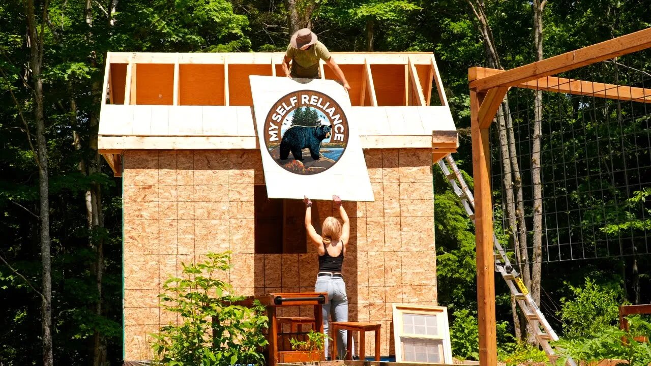 Building a Solar Powered Garden Shed with my Daughter Emily Aisling