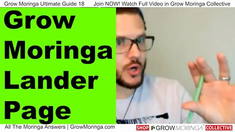 Build Your Moringa Website Lander Using Members Tools and Generate Income Today We DropShip For You