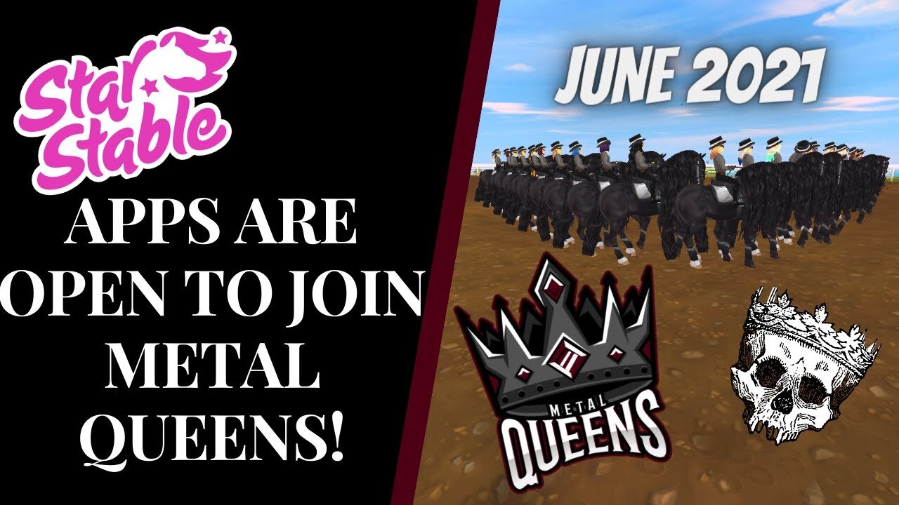 How To CORRECTLY Apply To Join Metal Queens! JUNE 2021 Star Stable Quinn Ponylord