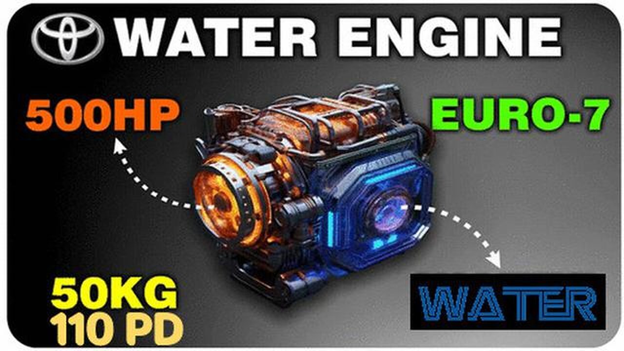 TOYOTA WATER POWERED ENGINE: Outperforms Hydrogen And Electric Vehicles (EV's) "Water As Fuel!"