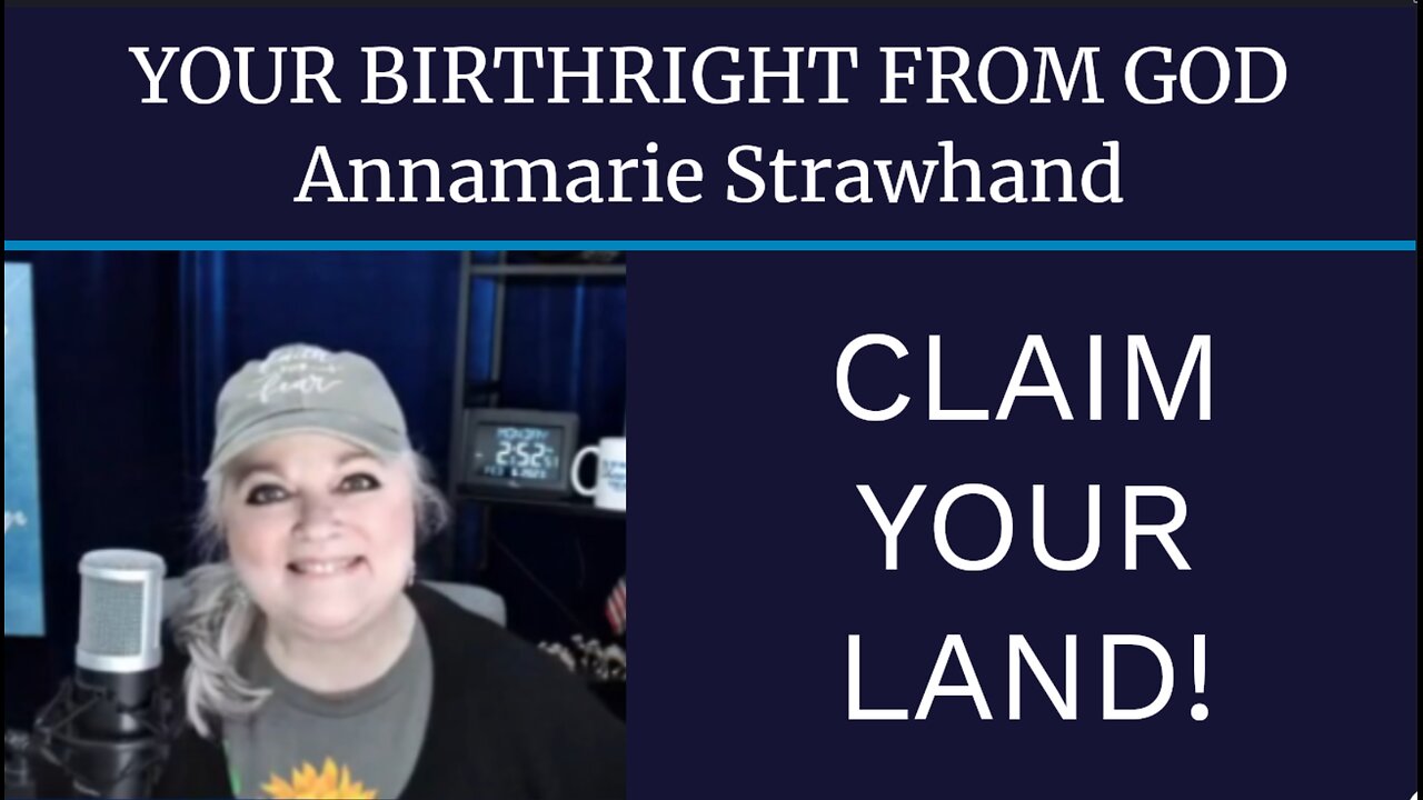 Your Birthright From God: Claim Your Land!