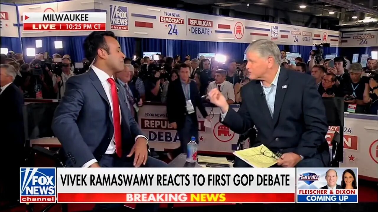 Vivek Ramaswamy & Sean Hannity 🎙️ Unmissable Post-Debate Insights! 🎙️