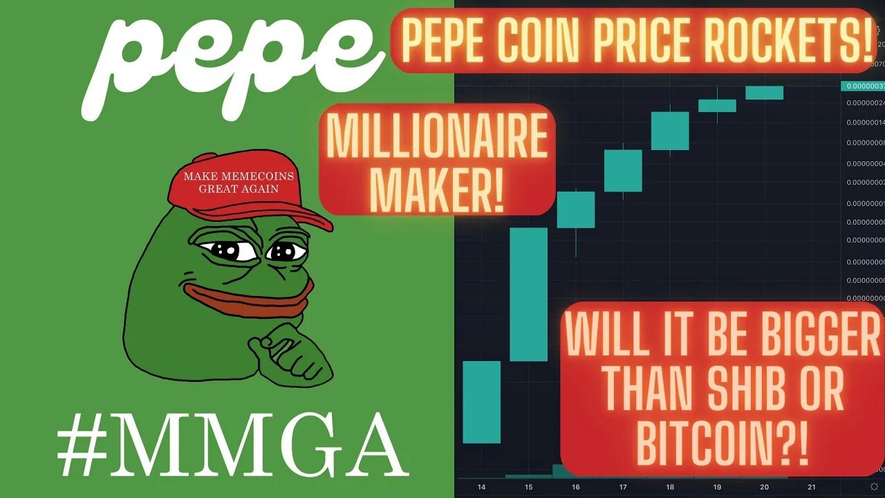 PEPE Meme Coin Price Rockets! Will It Be Bigger Than Shib Or Bitcoin?! Millionaire Maker!