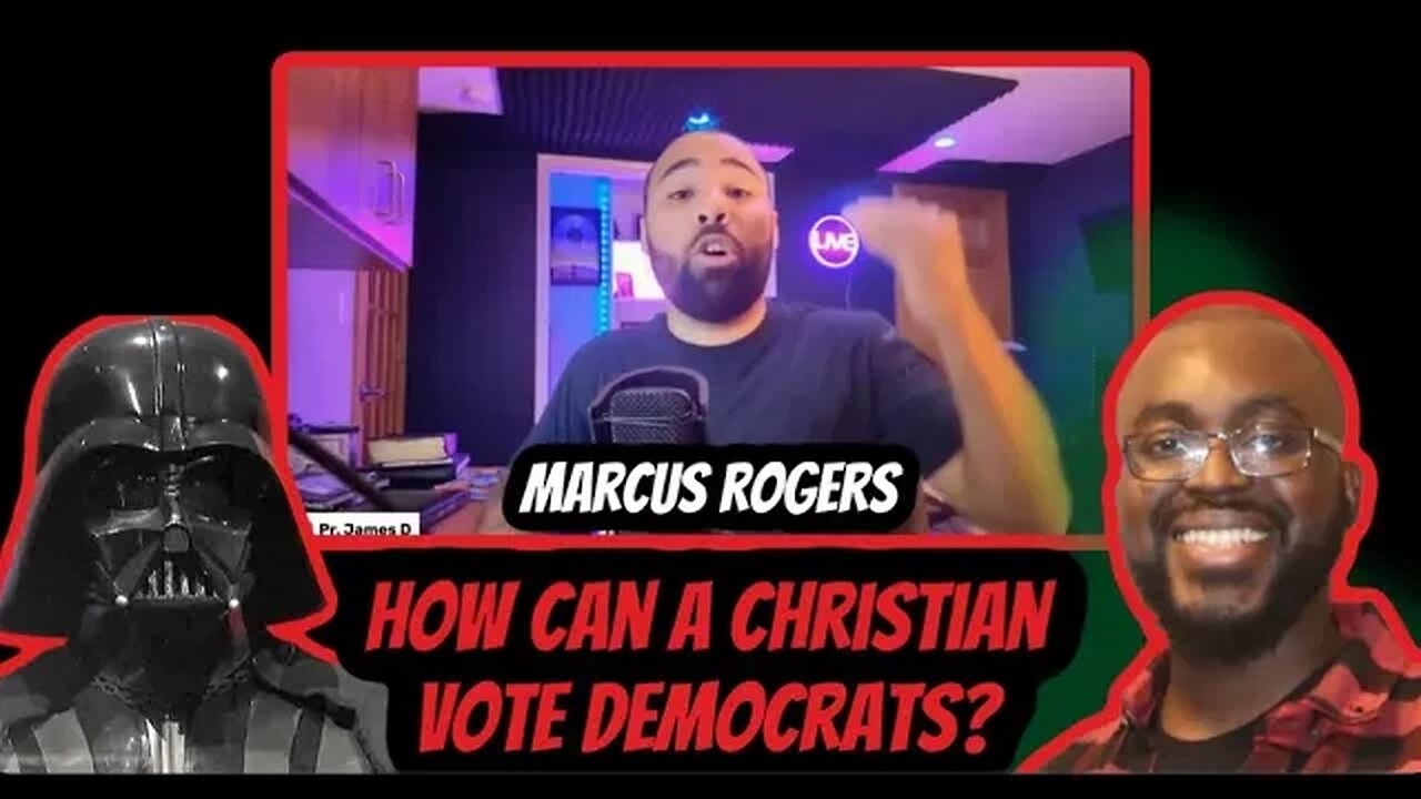 Marcus Rogers WENT OFF, "How Can A Christian Vote Democrats. [Pastor Reaction]