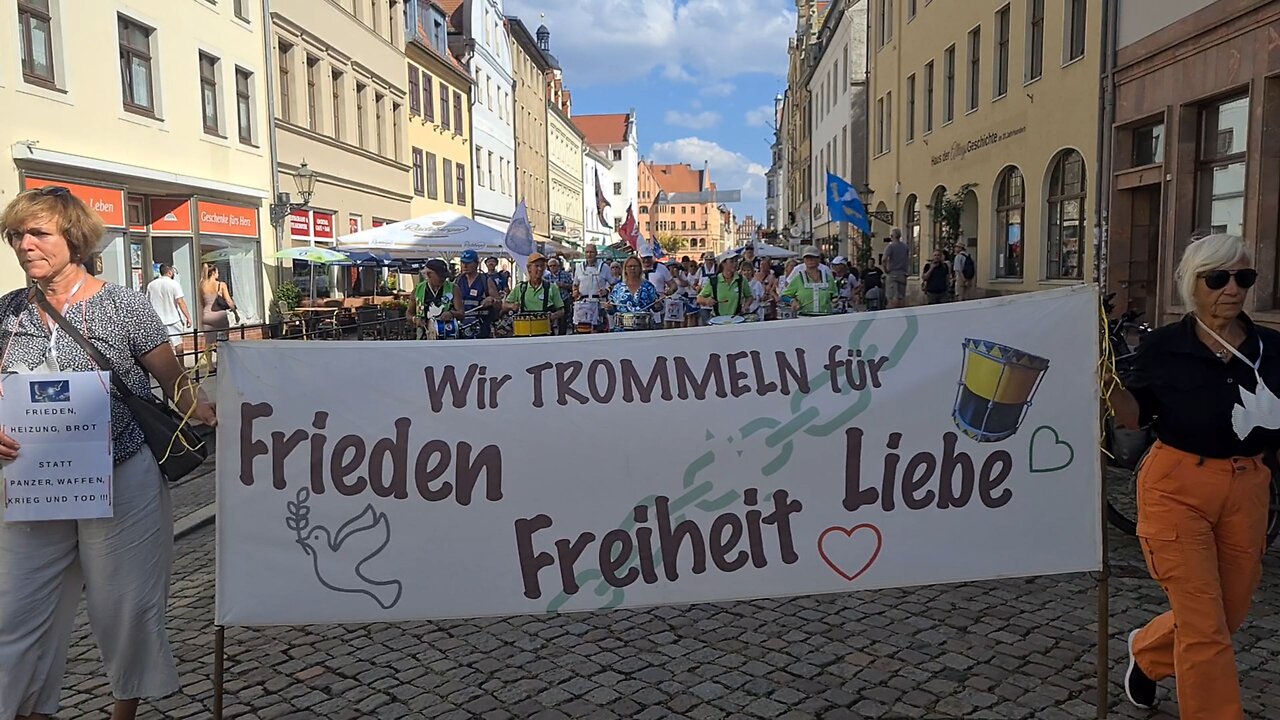 07.09.2024 Trommeln für den Frieden in der Lutherstadt Wittenberg - Sachsen-Anhalt