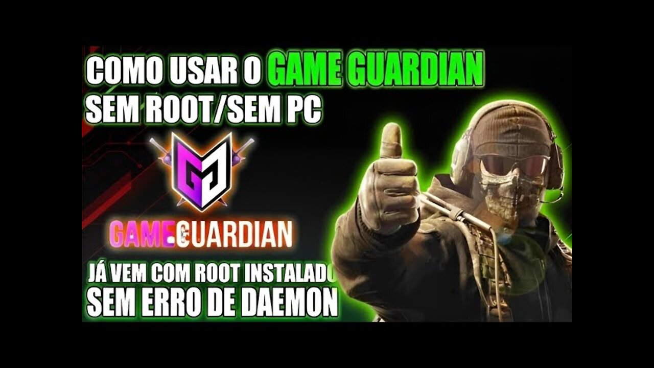 GAME GUARDIAN SEM ROOT/SEM PC NOVO MÉTODO ATUALIZADO (X8 SANDBOX) ERRO DE DAEMON RESOLVIDO