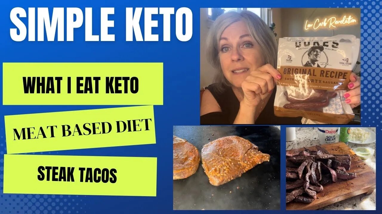 What I Eat In A Day Vlog / Meat Based / Low Carb Tacos