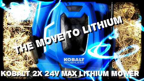 Kobalt 2X 24v MAX Lithium Powered Mower