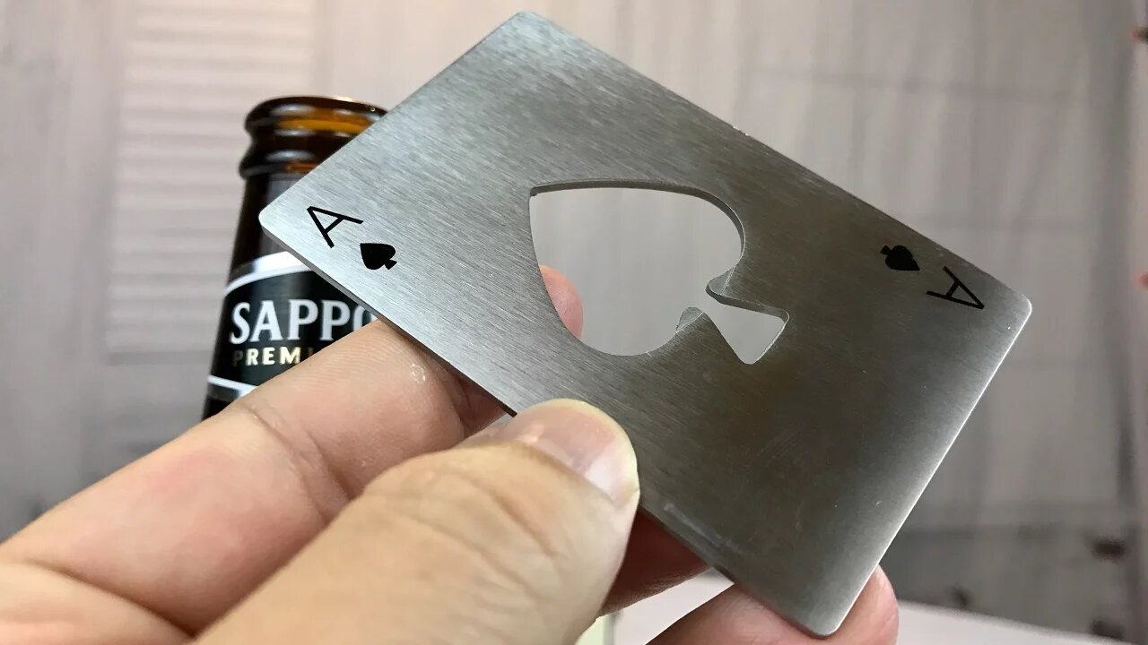 Poker Card Bottle Cap Opener Review