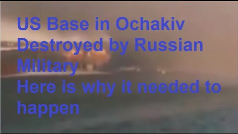 US Naval Base in Ukraine Destroyed by Russians - Why they are so happy about it