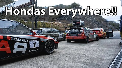 Tons of Civics Racing! Zerofighter Honda One Make Race Series