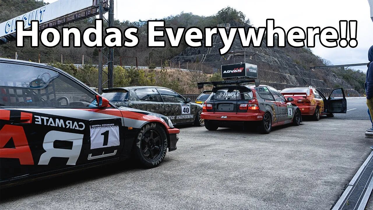 Tons of Civics Racing! Zerofighter Honda One Make Race Series