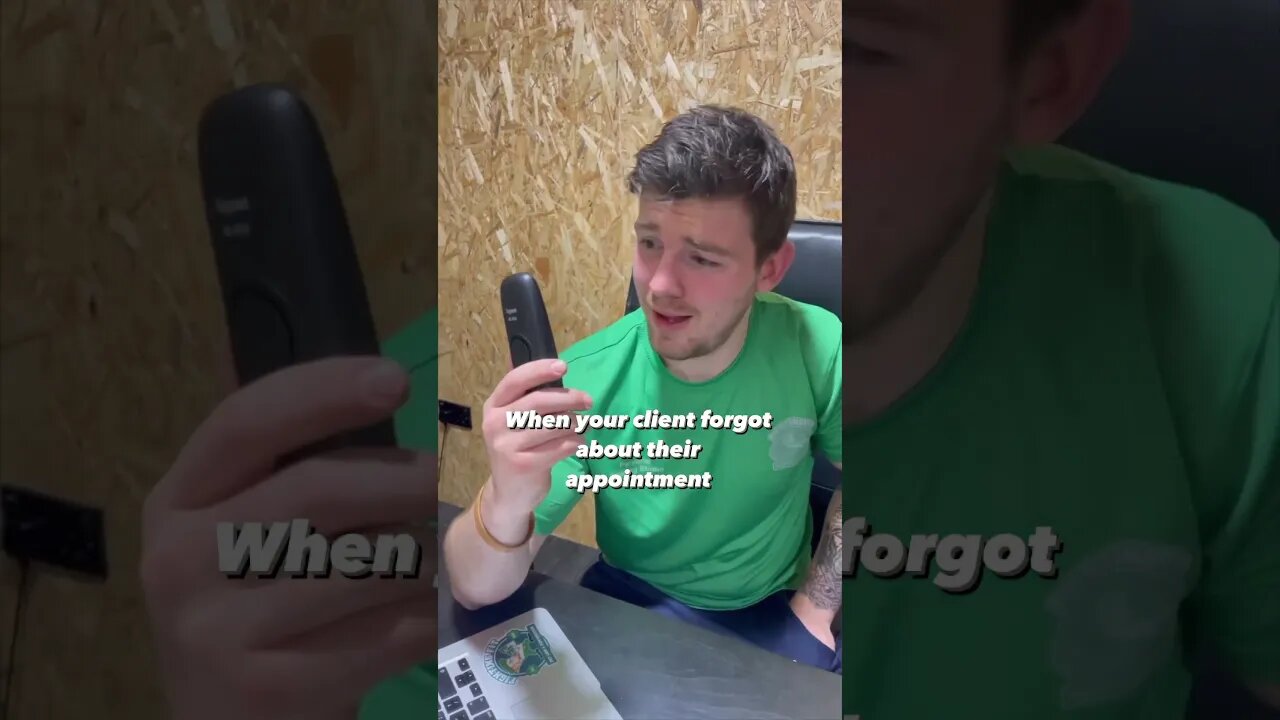 When your client forgot about their appointment 📞📱😅