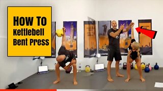 How to Kettlebell Bent Press CAVEMANROM