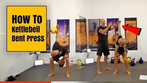 How to Kettlebell Bent Press CAVEMANROM