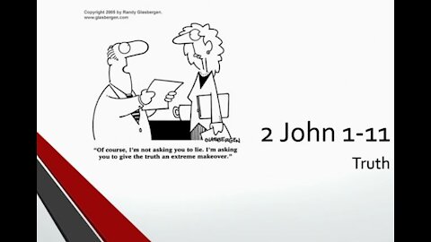 Crossroads Chapel Livestream - 10am PST - August 22nd 2021- 2 John 1-11