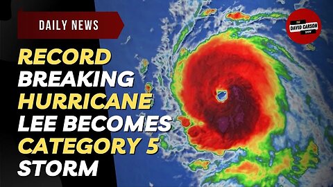 Record-Breaking Hurricane Lee Becomes Category 5 Storm