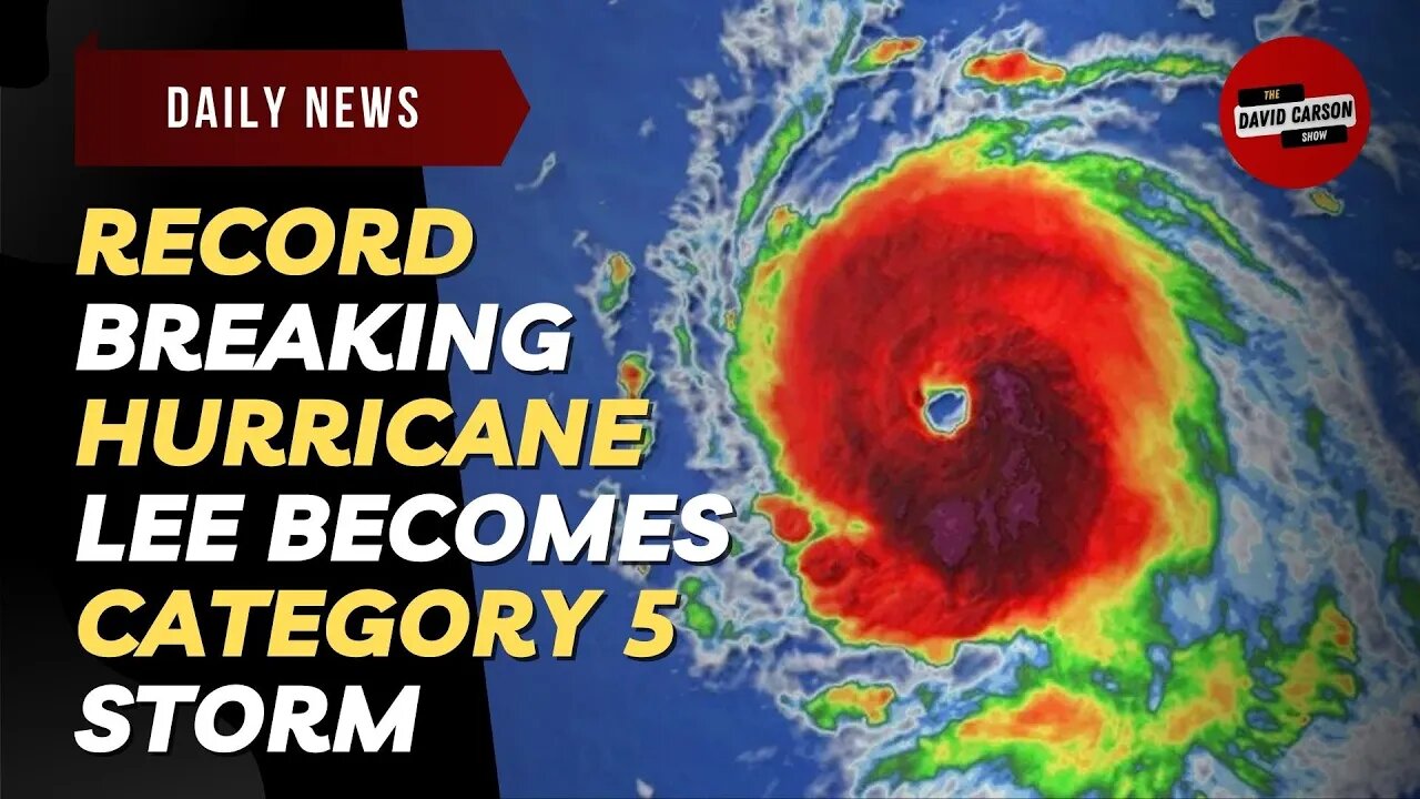 Record-Breaking Hurricane Lee Becomes Category 5 Storm