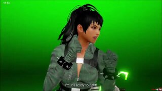 Tekken 7 Josie Rizal Green Camo Monosuit