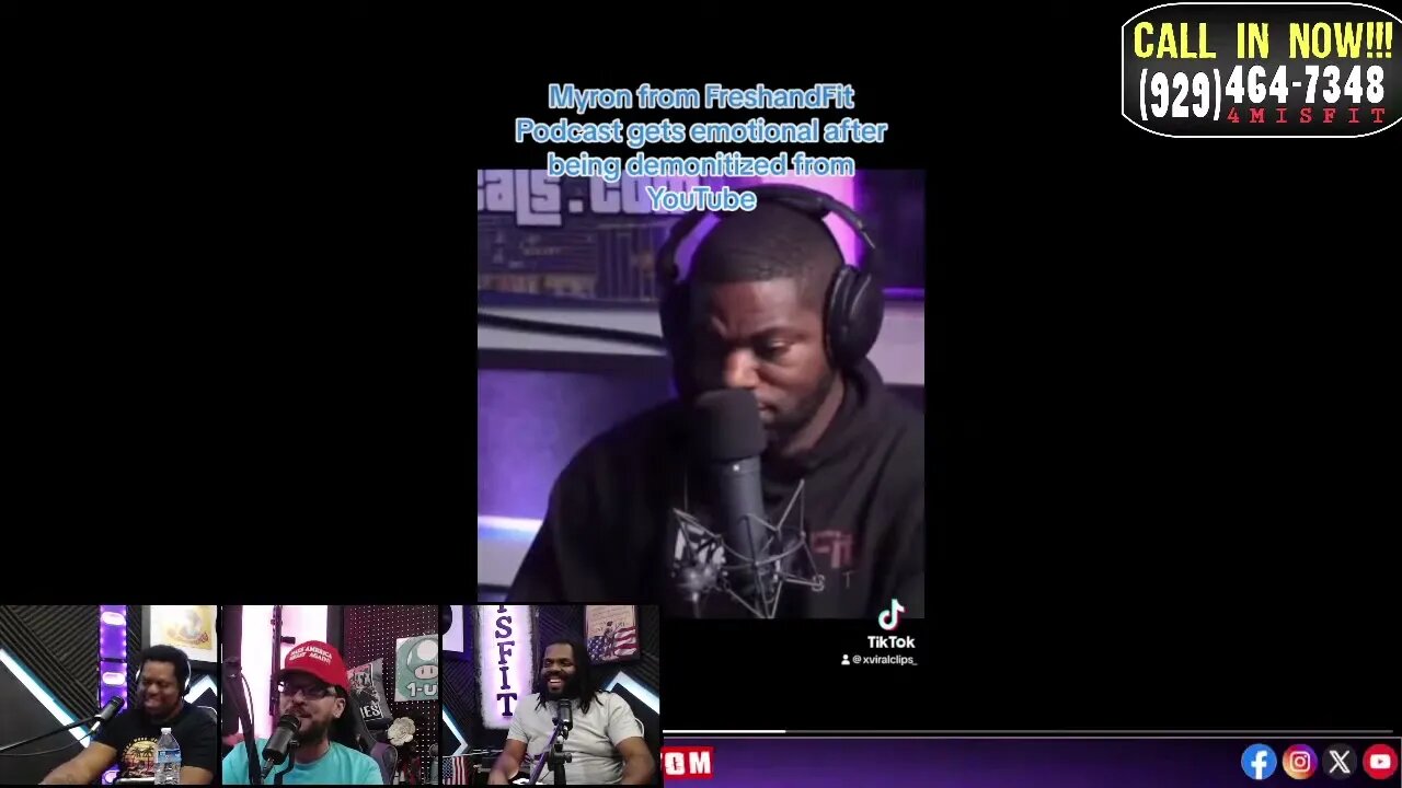 Fresh & Fit Demonetized | Myron Cries and Runs Away! REACTION