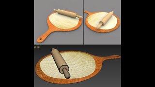 Kitchen Roller 3d model