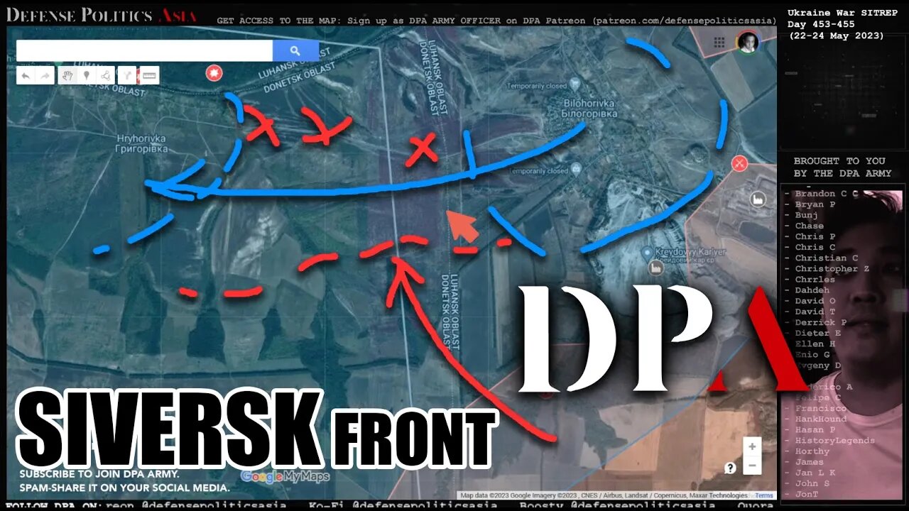 [ Siversk Front ] BILOHORIVKA ATTACKED FROM ALL SIDES - threats of operational encirclement