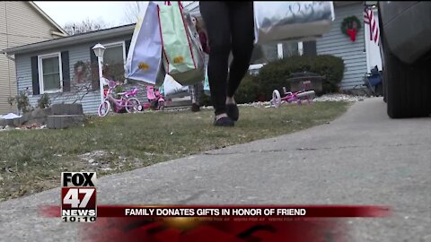 Family honors son with charity efforts