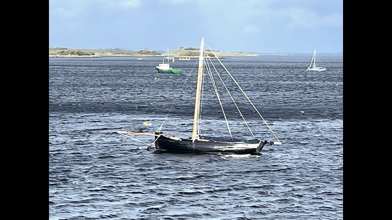 ☘️ Galway Hooker Fishing Boat on Kinvarra Bay County Galway☘️