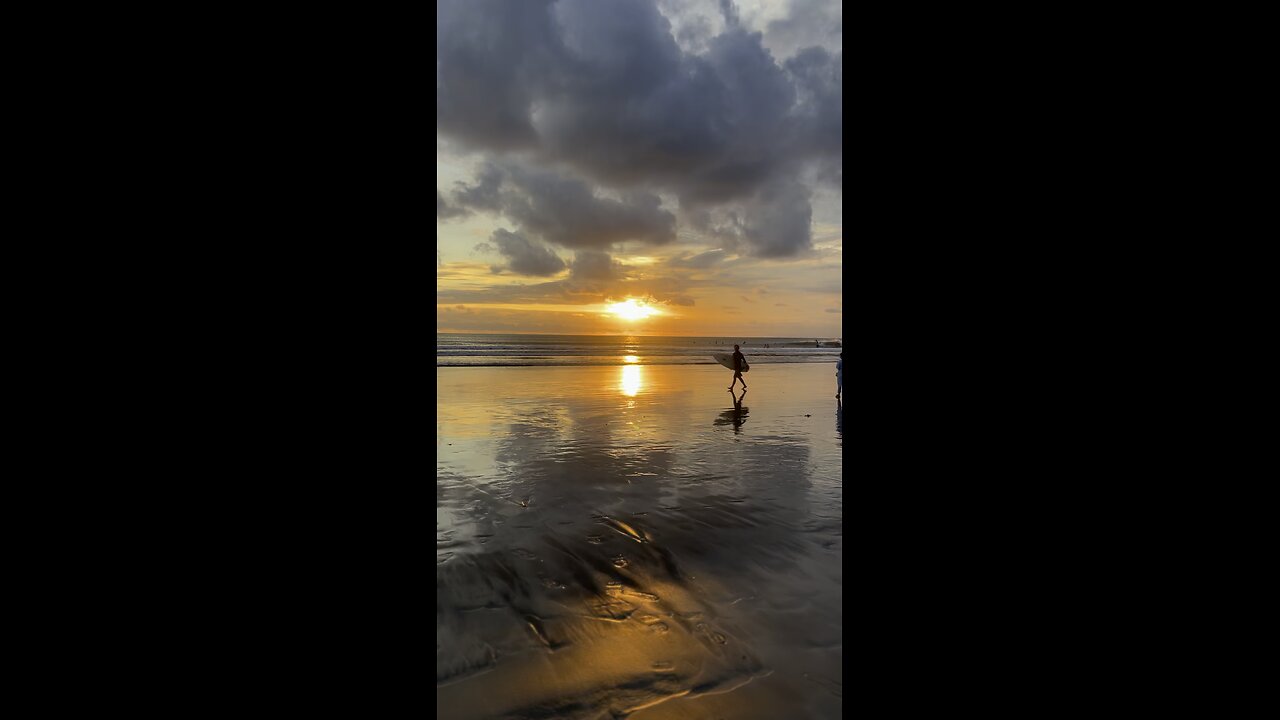 Sunset in Kuta - Beach, Bali 2024