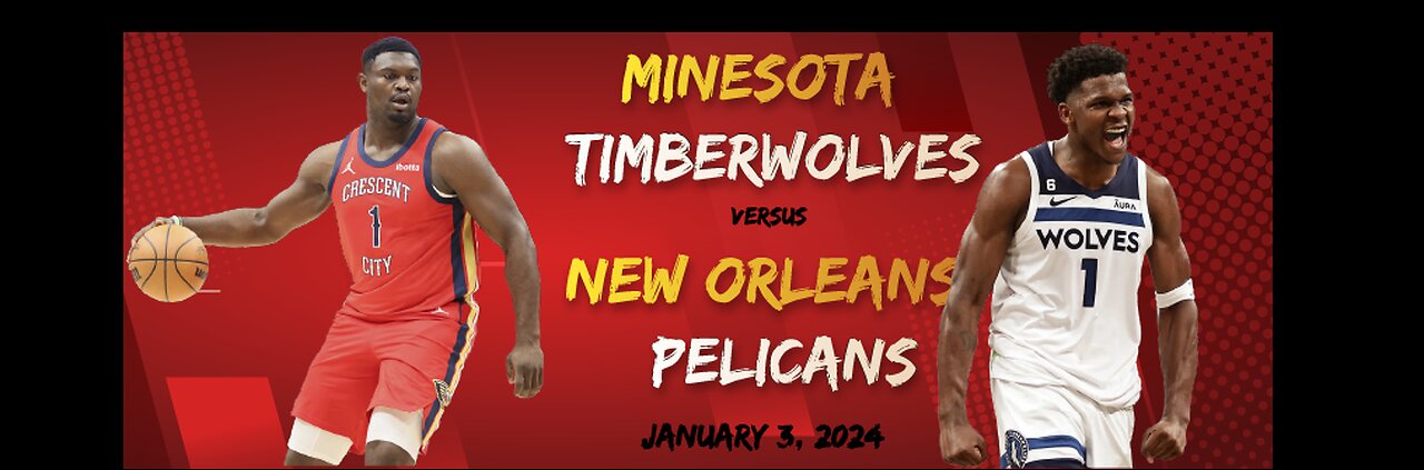 Minnesota Timberwolves vs New Orleans Pelicans Full Game Highlights January 3 2024