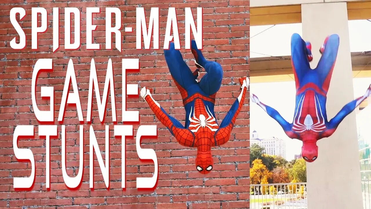 Spider-Man Game Stunts In Real Life (With Advanced Suit)