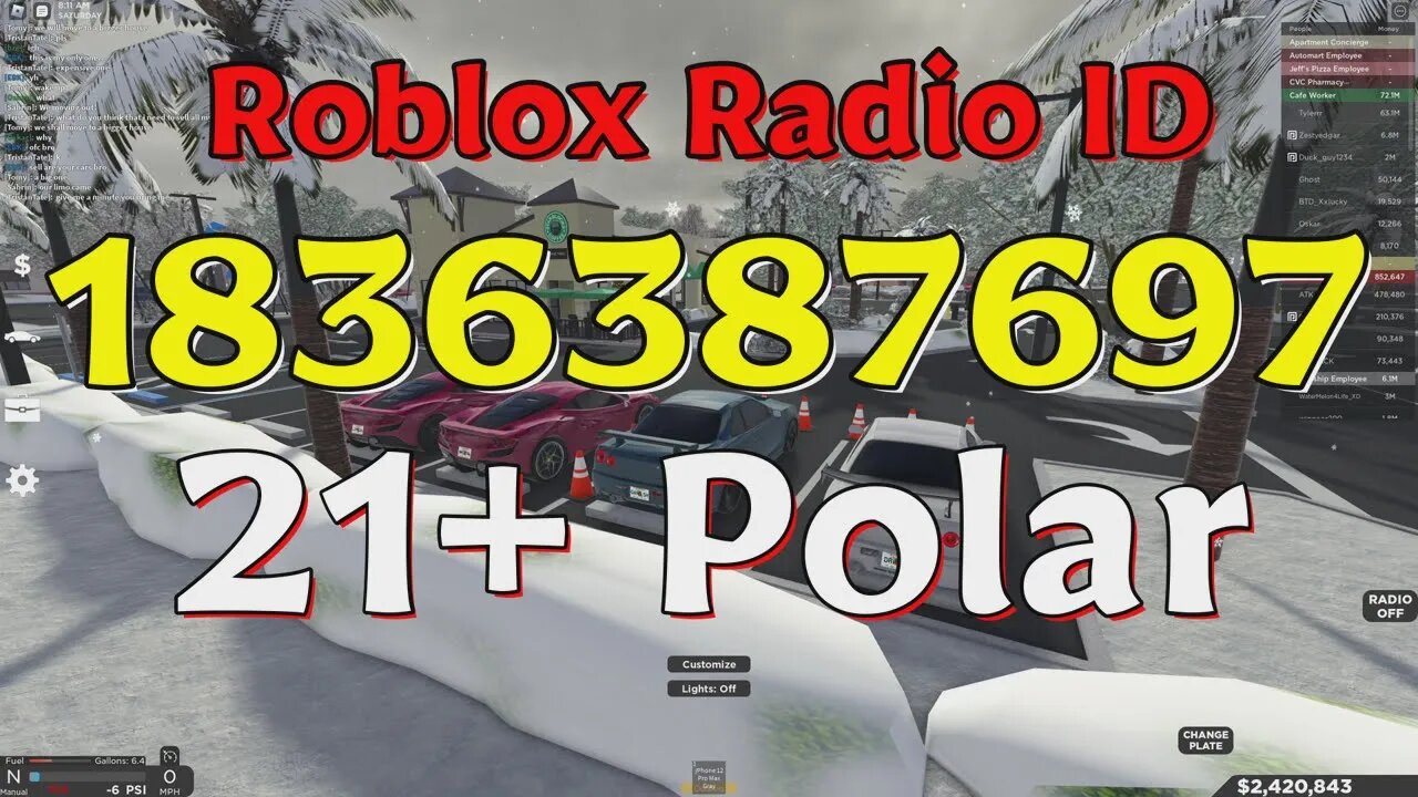 Polar Roblox Radio Codes/IDs