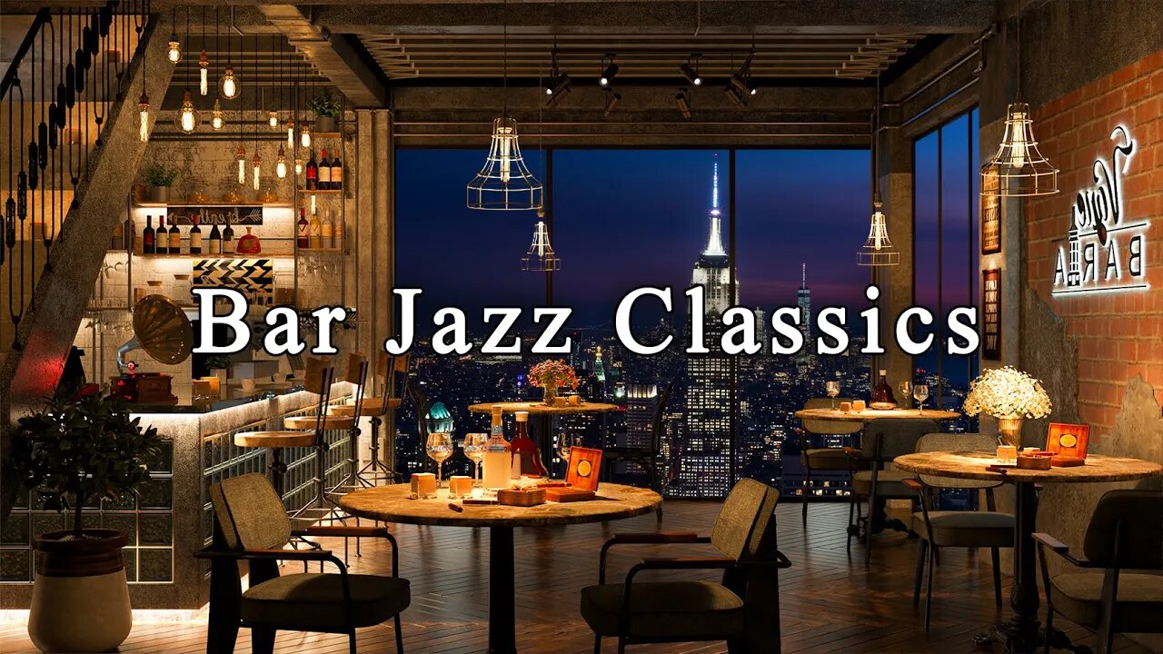 Late Night Jazz Lounge with Relaxing Jazz Music 🍷 Bar Jazz Classics for Studying, Working, Chilling