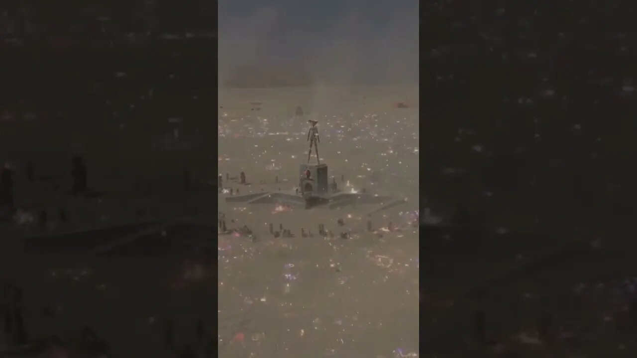 Unexpected Rainstorm at Burning Man