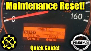 2007 - 2010 Nissan Altima_ Oil Maintenance Light - Reset Guide!