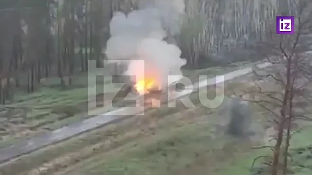 ‼🇷🇺⚡Кадры уничтожения танка ВСУ под Кременной/Footage of the destruction of a tank of the AFU