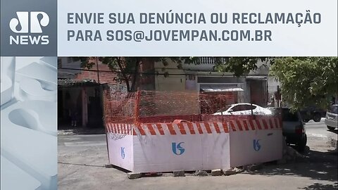 Moradores da Zona Sul reclamam de obra inacabada da Sabesp | SOS São Paulo