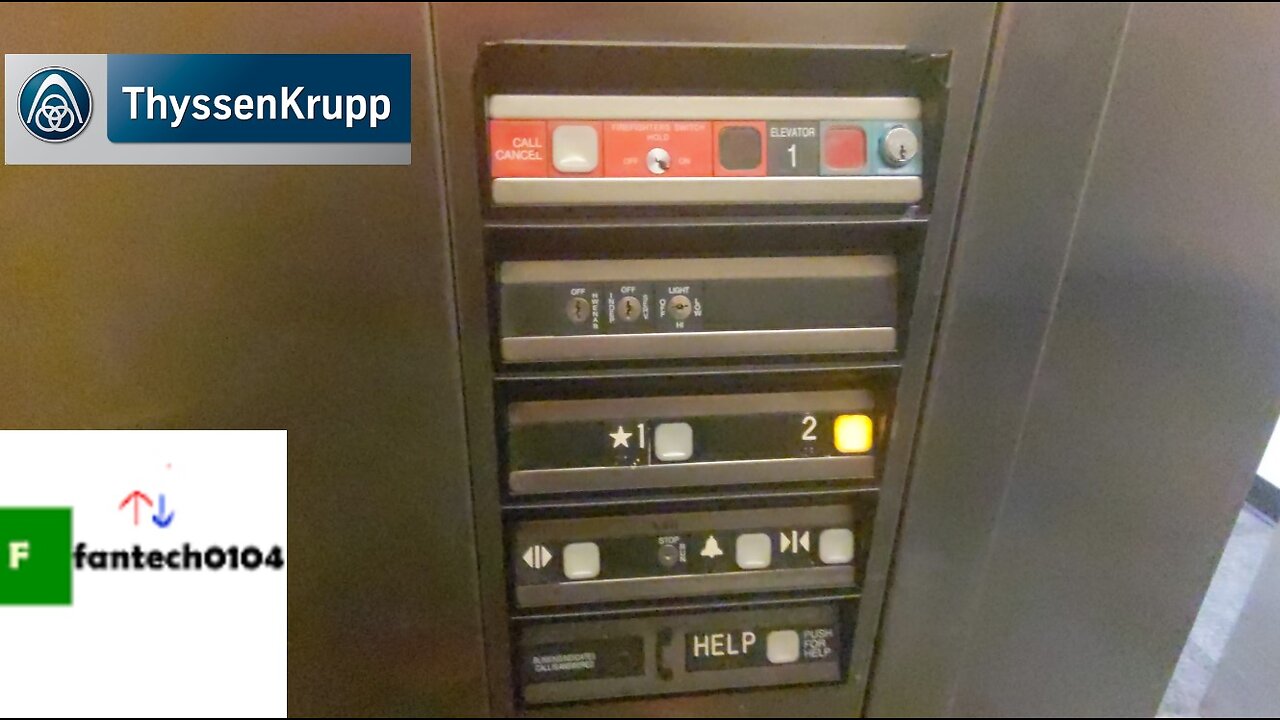 Thyssenkrupp Hydraulic Elevator @ CVS Pharmacy - Copley Square - Boston, Massachusetts