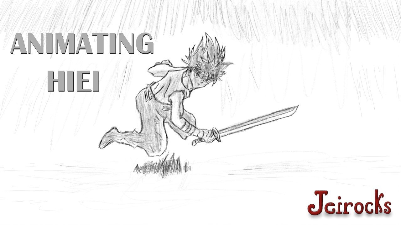 Animating Hiei (Yu Yu Hakusho Character)